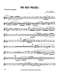 Two Bach Preludes - Bb Soprano Sax