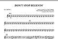 Don't Stop Believin' - Bb Clarinet 1