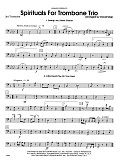 Spirituals For Trombone Trio - 3rd Trombone
