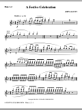 A Festive Celebration - Flute 1 & 2