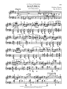 Mazurka in C-sharp minor, Op. 30, No. 4 