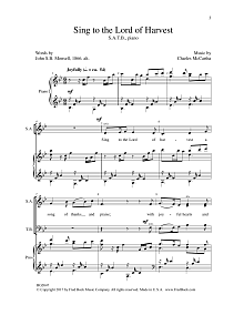 Sing to the Lord of Harvest 