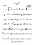 March, Op. 99 - Trombone 2