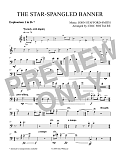The Star-Spangled Banner (arr. Eric Whitacre) - Euphomium 1 BC in Bb