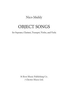 Object Songs - Score & Parts 