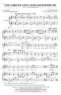 The Lord Of Love, Who Shepherds Me (arr. Stewart Harris)