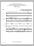 The Lesson - Full Score