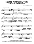 I Guess That's Why They Call It The Blues [Jazz version] (arr. Brent Edstrom)