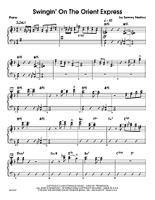 Swingin' On The Orient Express - Piano 