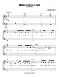 How Far I'll Go (from Moana)