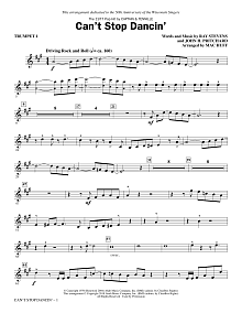 Can't Stop Dancin' - Trumpet 1 