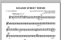 Sesame Street Theme - Eb Alto Saxophone 1