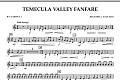 Temecula Valley Fanfare - Bb Clarinet 2