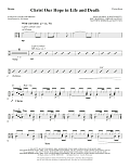 Christ Our Hope In Life And Death (arr. David Angerman) - Drums