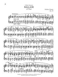 Ballade in F Major, Op. 38 