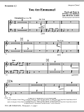 You Are Emmanuel - Percussion 1 & 2