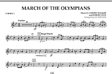 March Of The Olympians - F Horn 1 