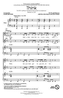 Think (from Captain Underpants: The First Epic Movie) (Arr. Mark Brymer) 
