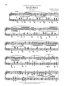 Mazurka in F minor, Op. 63, No. 2 