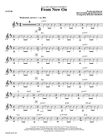 From Now On (from The Greatest Showman) (arr. Roger Emerson) - Guitar 