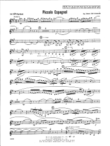 Piccolo Espagnol - 1st Bb Clarinet 