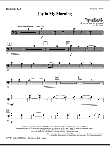 Joy In My Morning - Trombone 1 & 2 