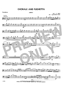 Chorale And Fughetta - Trombone 