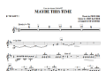 Maybe This Time - Trumpet 2