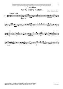 Quodlibet (from The Goldberg Variations) 