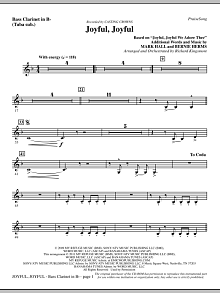 Joyful, Joyful - Bass Clarinet (sub. Tuba) 