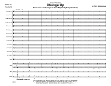 Change Up (based on I Got Rhythm by George Gershwin) - Full Score 