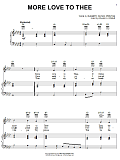 More Love To Thee (O Christ)