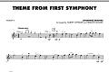 Theme from First Symphony - Violin 1