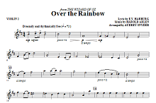 Over The Rainbow - Violin 2 