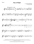 Days of Elijah (arr. David Angerman) - Alto Sax