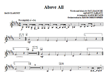 Above All - Bass Clarinet 