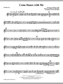Come Dance With Me - Bb Tenor Saxophone 