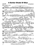 A Darker Shade Of Blue - Solo Sheet - Alto Sax