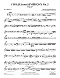 Finale from Symphony No. 5 (arr. Robert Longfield) - Bb Clarinet 2