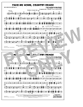 Take Me Home, Country Roads (arr. Matt Conaway) - Multiple Bass Drums