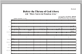 Before The Throne Of God Above (with "When I Survey The Wondrous Cross") - Full Score