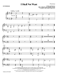 I Shall Not Want - Synthesizer