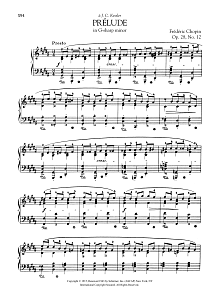 Prélude in G-sharp minor, Op. 28, No. 12 