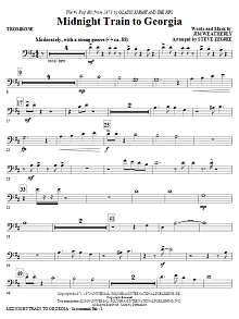 Midnight Train To Georgia - Trombone 