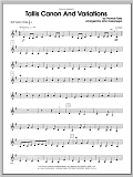 Tallis Canon And Variations - Violin 3