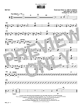 Hello (arr. Mac Huff) - Drum Set