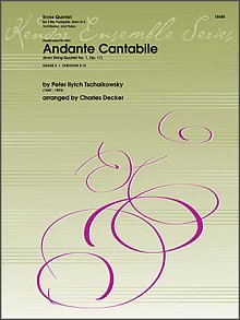 Andante Cantabile (from String Quartet No. 1, Op. 11) - Full Score 