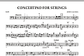 Concertino For Strings - String Bass