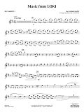 Music from "Loki" (arr. Michael Brown) - Bb Clarinet 1