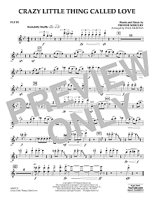 Crazy Little Thing Called Love (arr. Paul Murtha) - Flute 